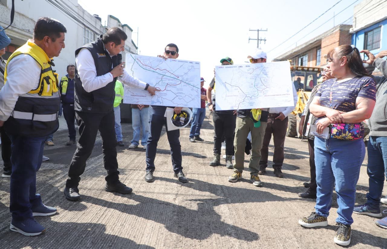 🛣️ Tras décadas sin atención, arrancan obras de pavimentación en 105 calles del norte de Puebla