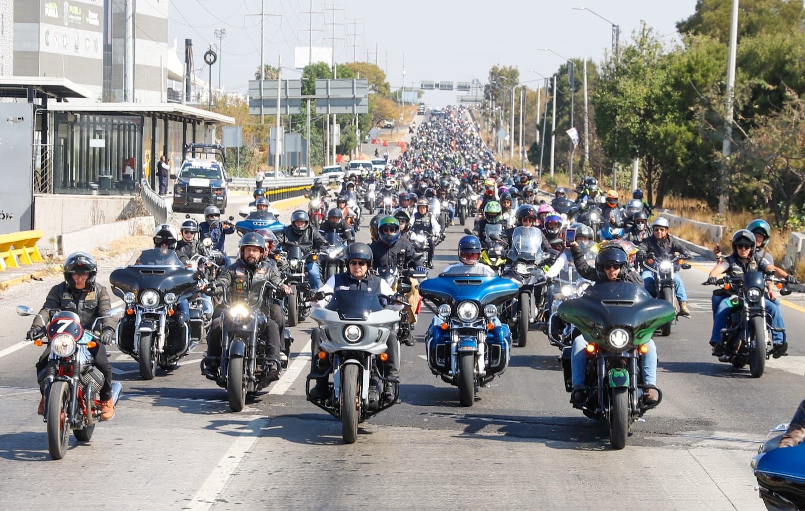 Puebla se posiciona como destino biker con mega rodada nacional en Cholula