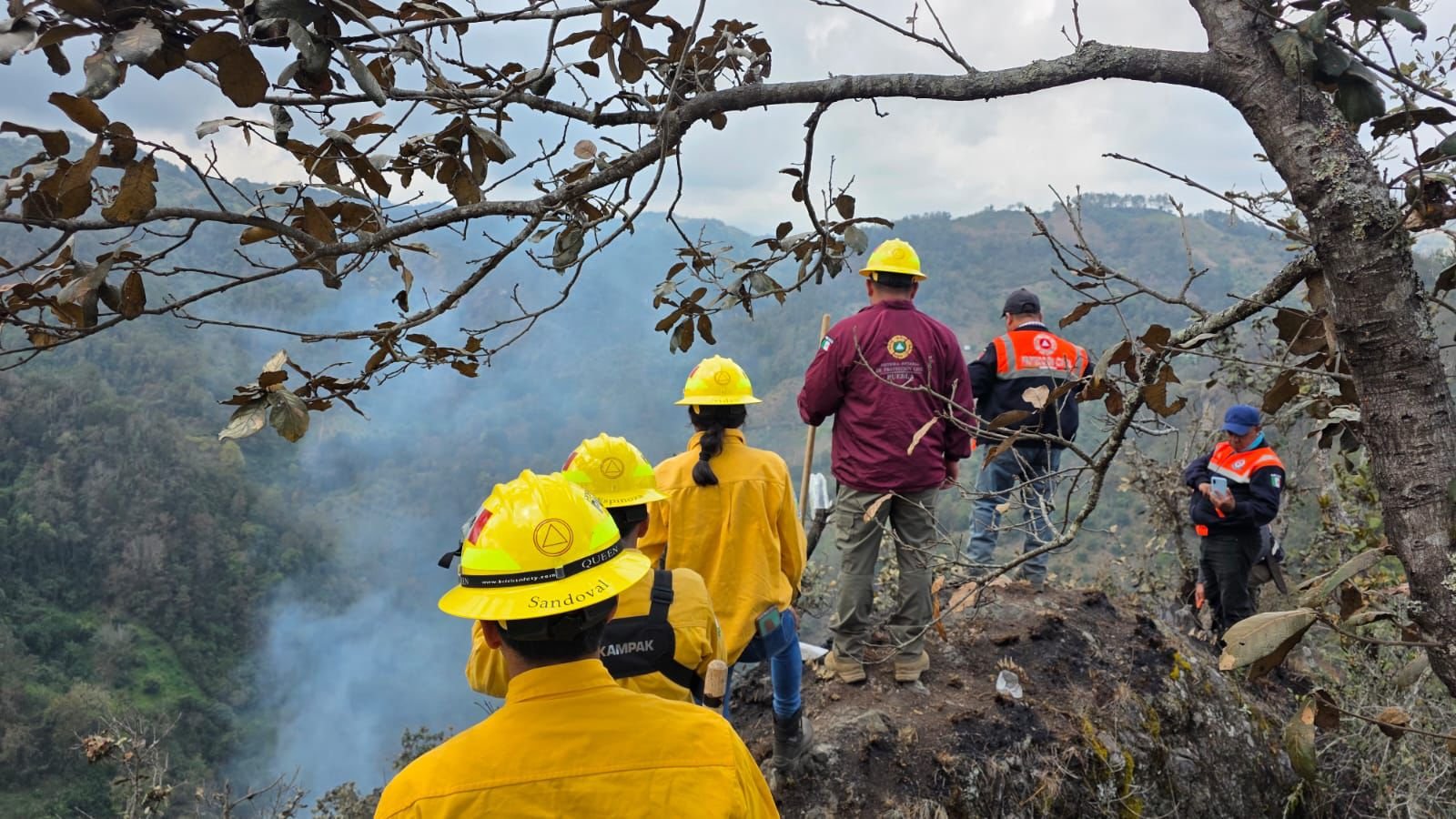Puebla intensifica combate a incendios forestales ante incremento en 2026