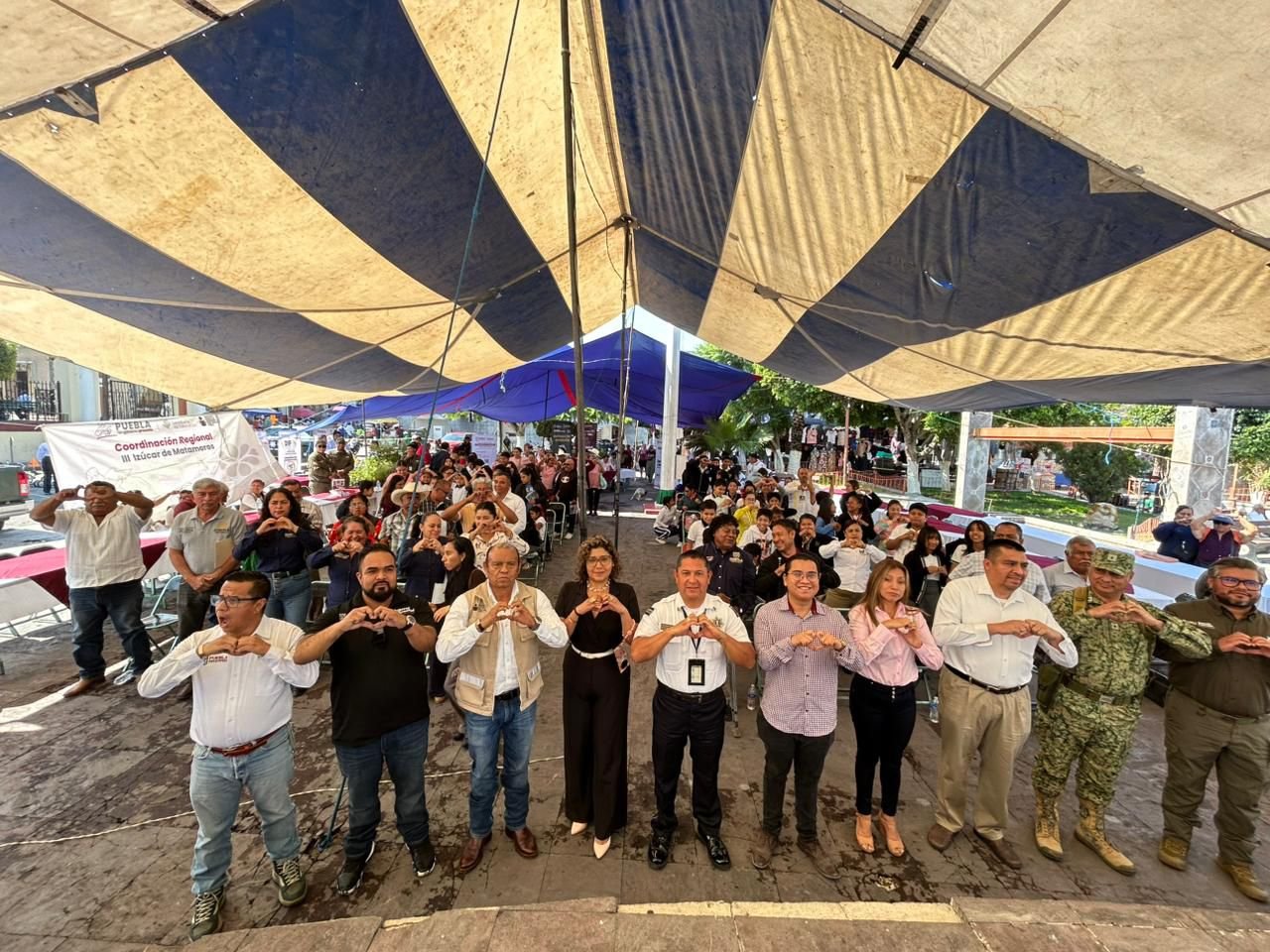 Más de mil personas participan en Feria de Paz y Atención a las Causas en Chietla