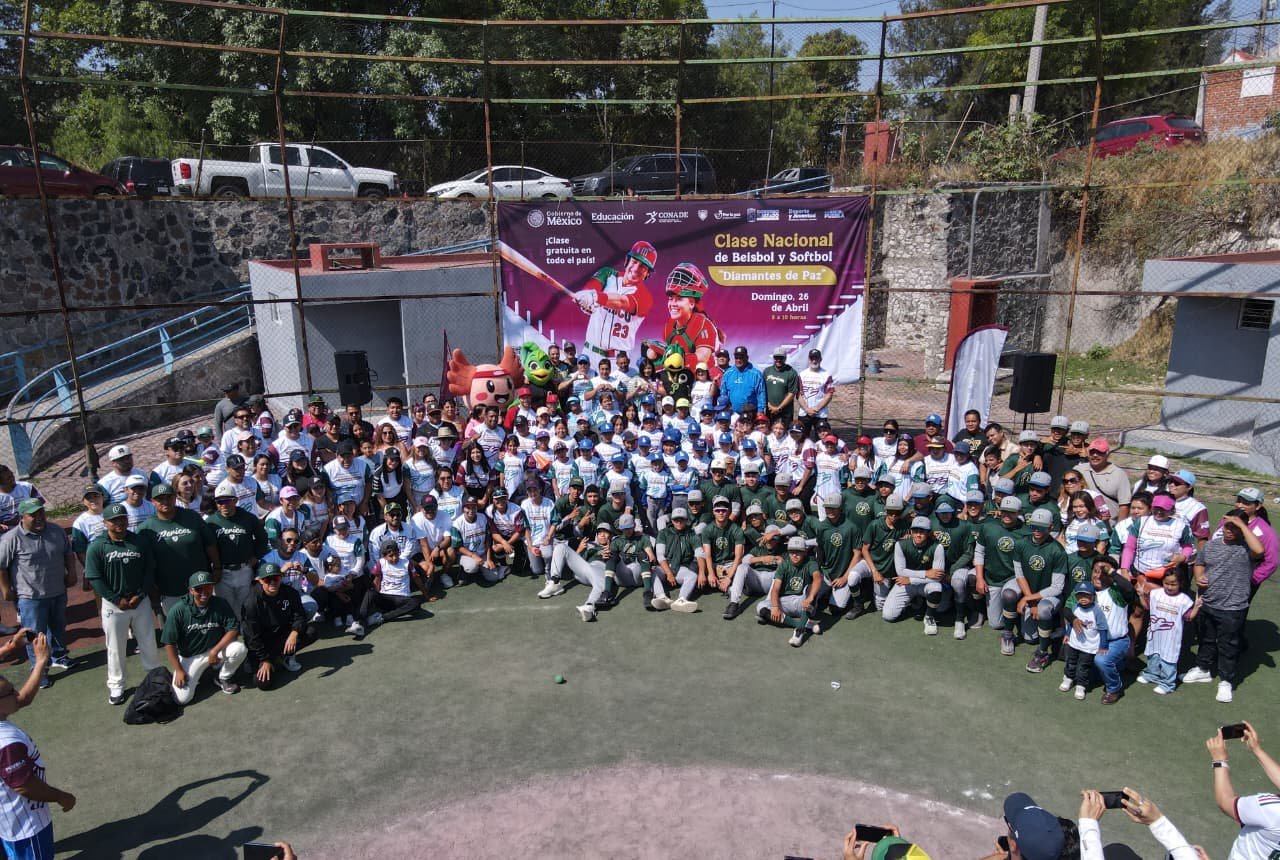 Puebla se suma a clase nacional de béisbol y sóftbol “Diamantes de Paz”