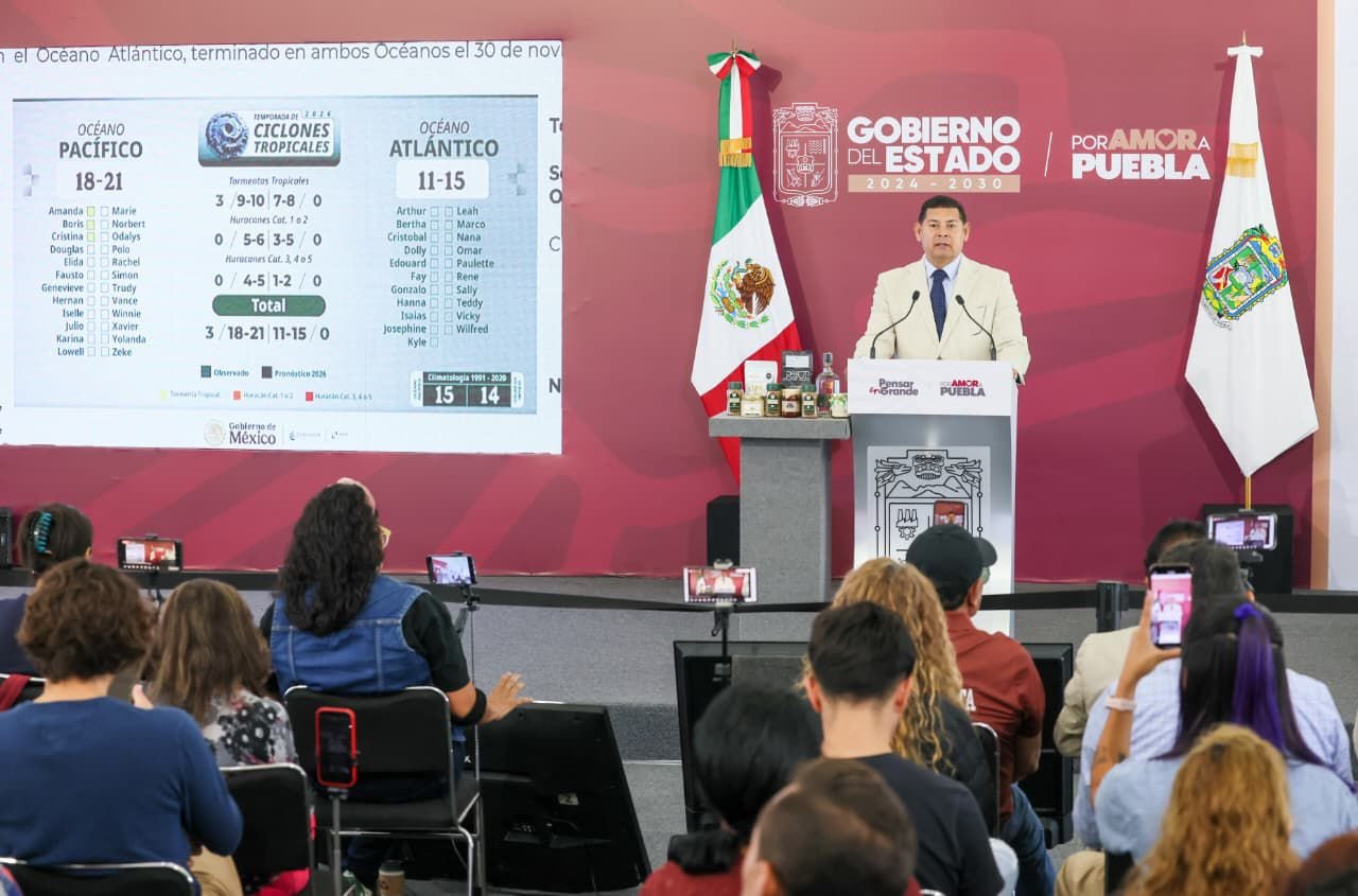 Gobierno estatal refuerza acciones preventivas ante temporada de lluvias en Puebla