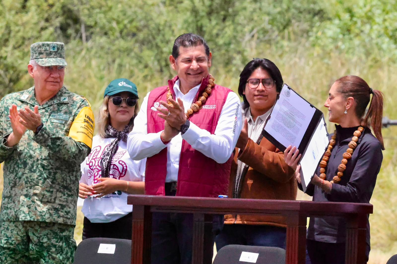 DESDE PUEBLA, PRESIDENTA SHEINBAUM FIRMA DECRETO PARA REFORESTAR A MÉXICO