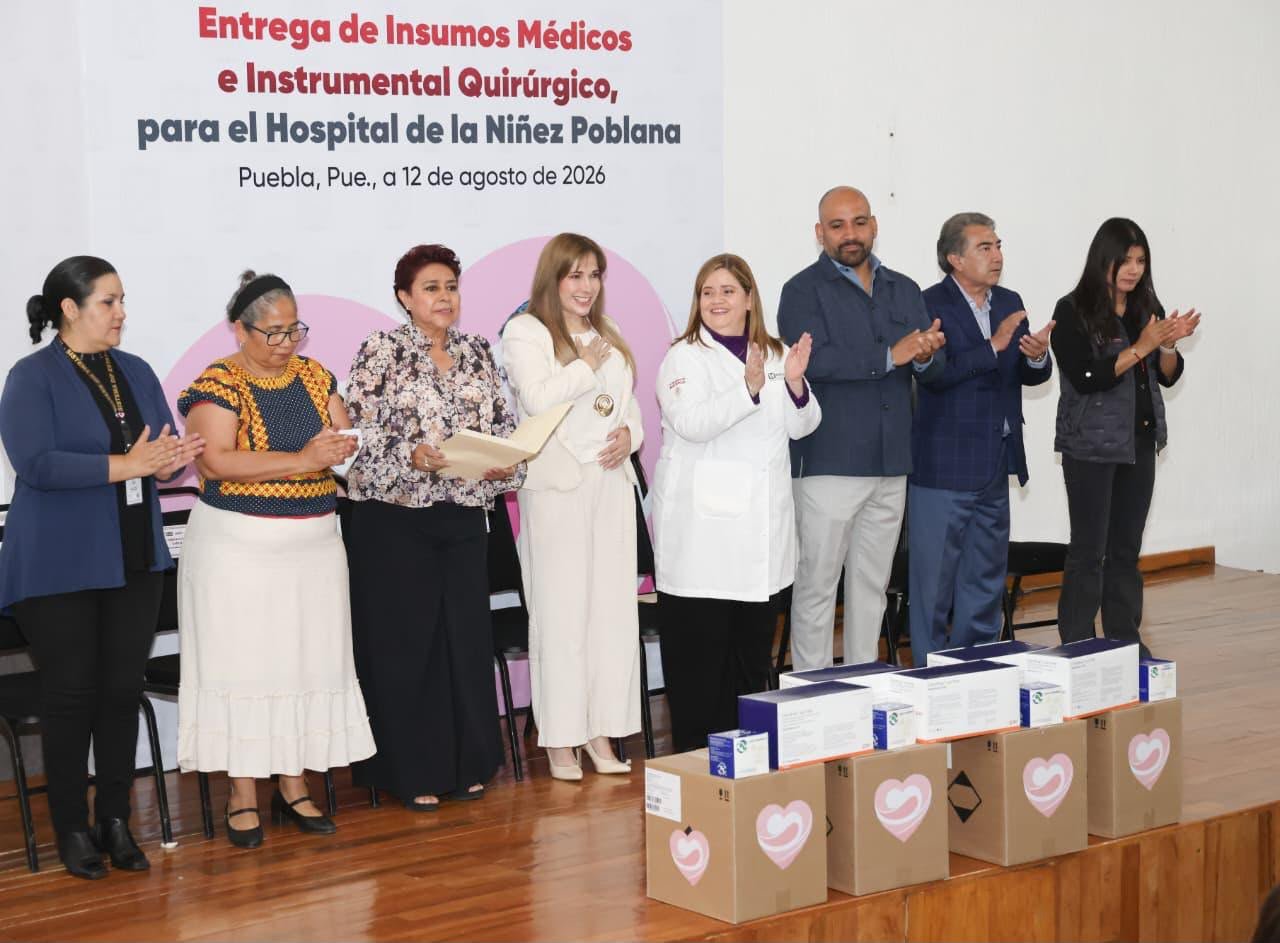 SEDIF fortalece atención médica infantil con entrega de insumos al Hospital de la Niñez Poblana