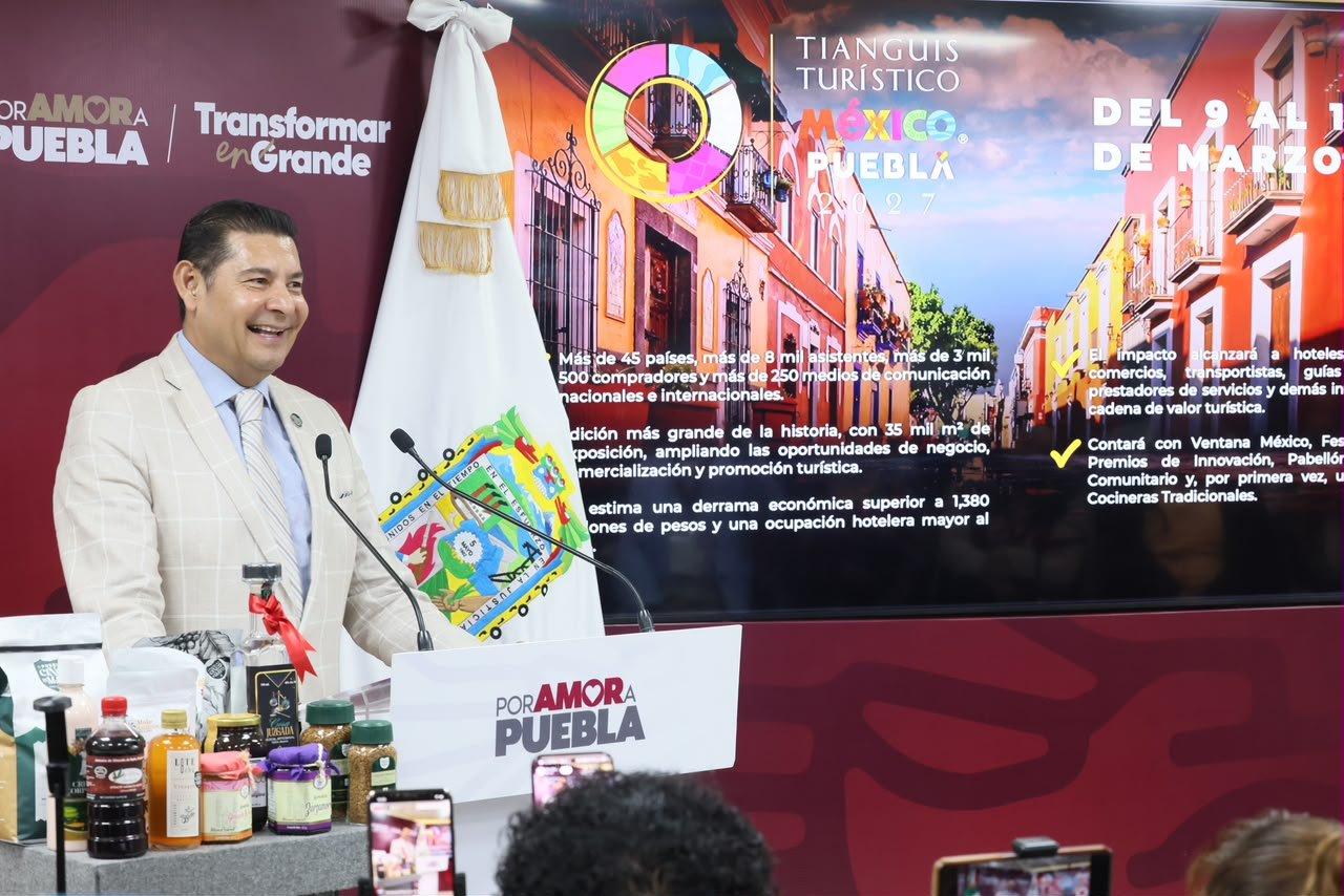 Puebla se prepara para recibir el Tianguis Turístico 2027