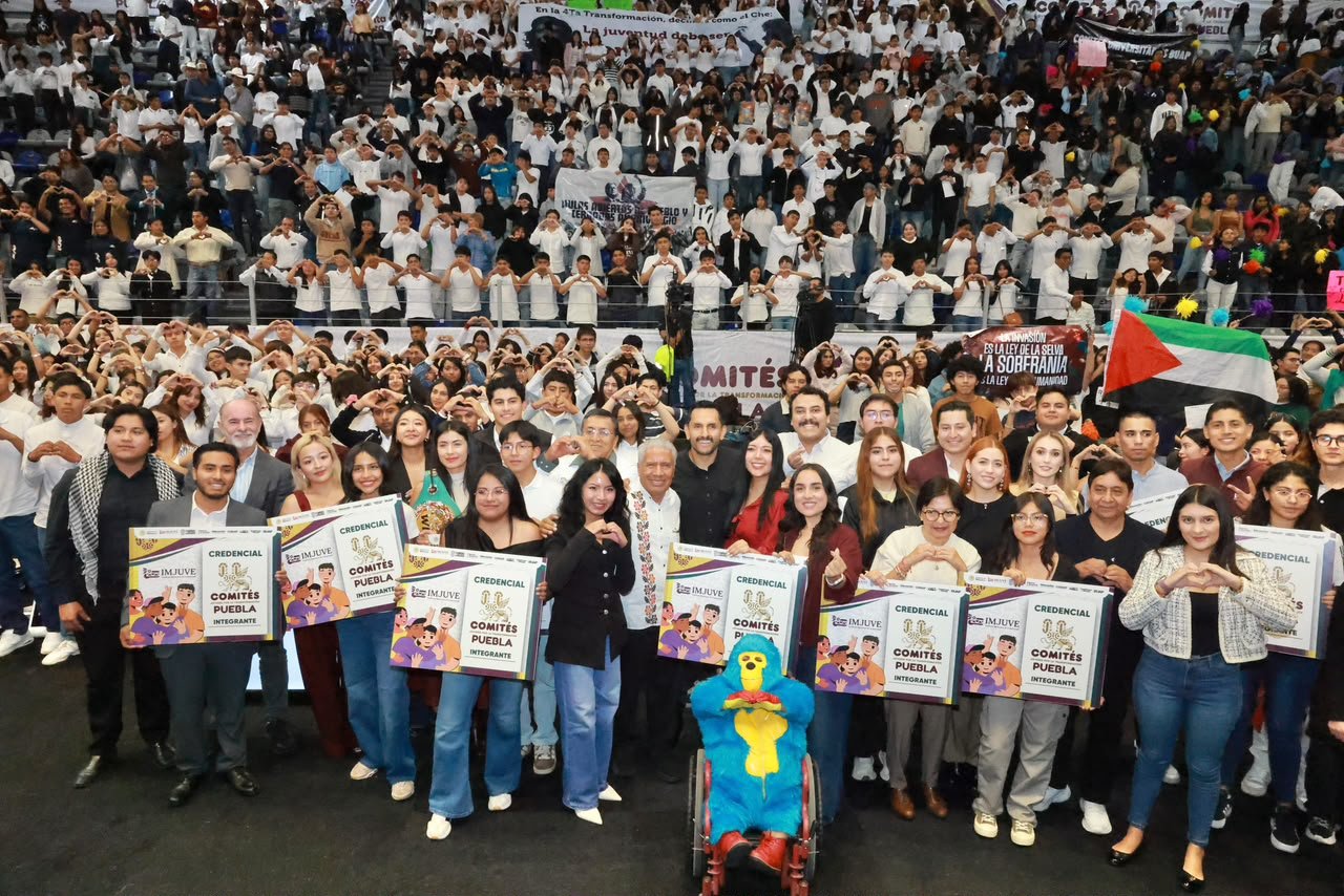 Jóvenes encabezan la transformación de Puebla con trabajo, participación y disciplina