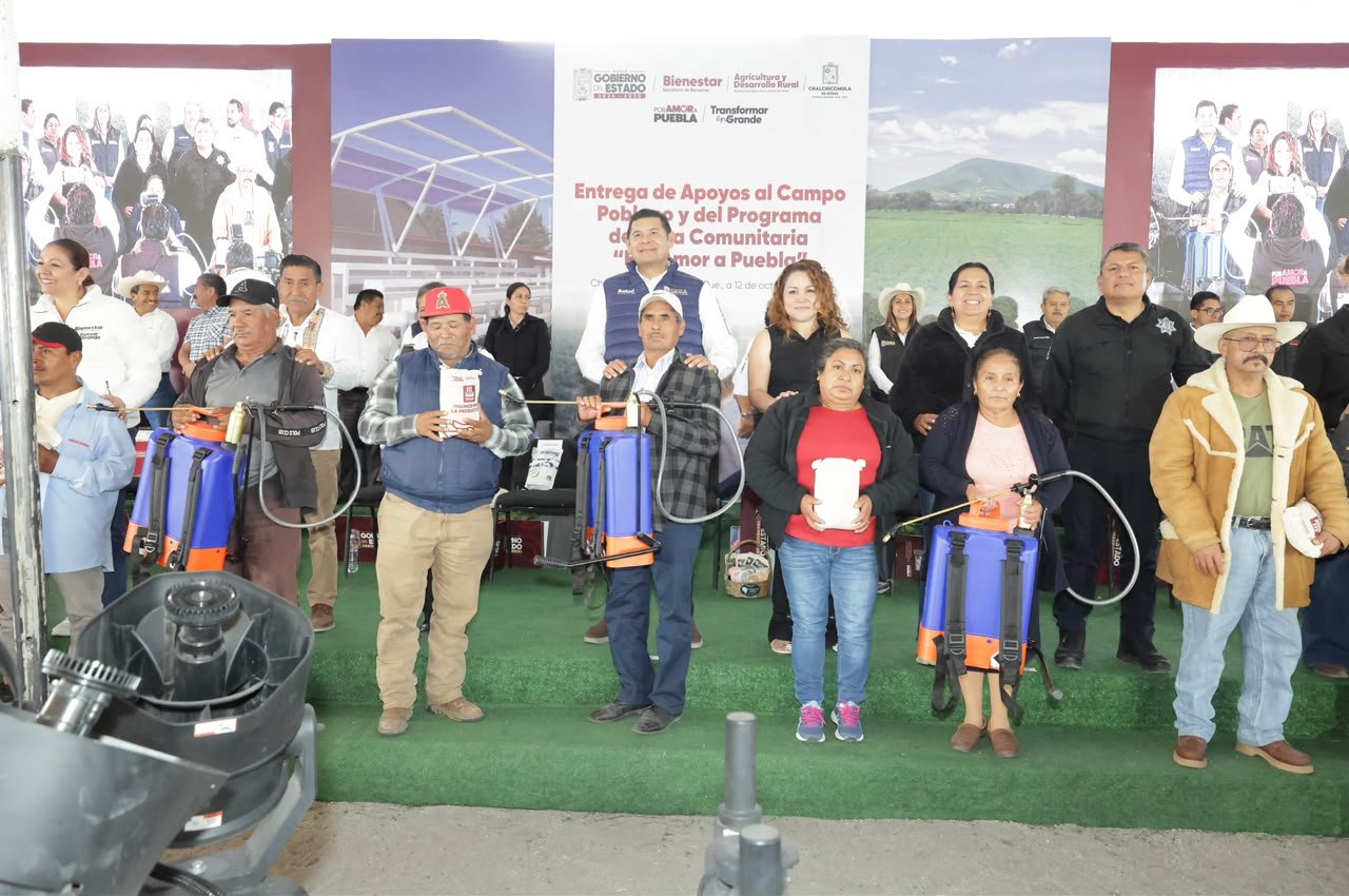 Gobierno de Puebla destina más de 20 mdp para fortalecer el campo en la región Serdán